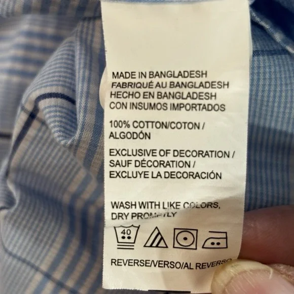 Izod Premium Essentials Size 2XL Men's Embroidered Pocket Logo Button Down Shirt - Picture 11 of 14